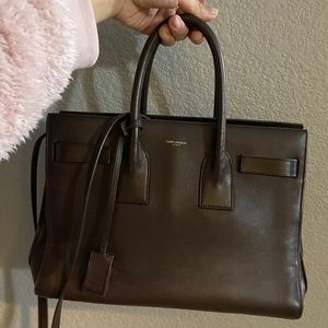 Saint laurent sac de jour small dark brown